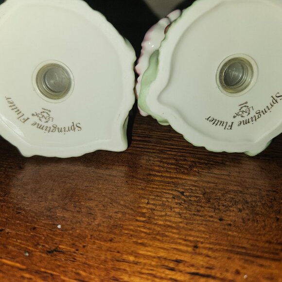 Vintage Lenox Springtime Butterfly Flutter Salt and pepper shaker Set Like new - Picture 7 of 8